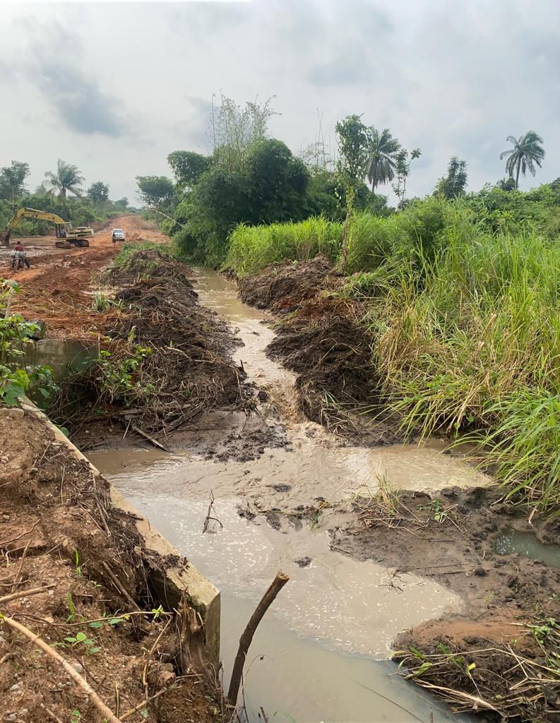Arokho, Edo State — drainage channel clearing